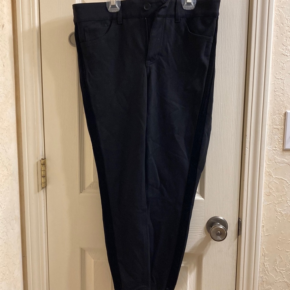 Torrid velvet stripe dress pants